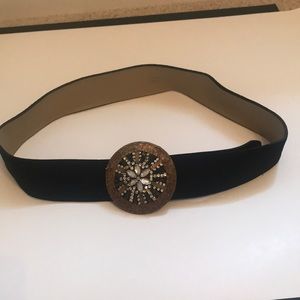 L velvet belt